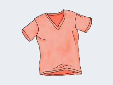 Dummy-Neck T-Shirt
